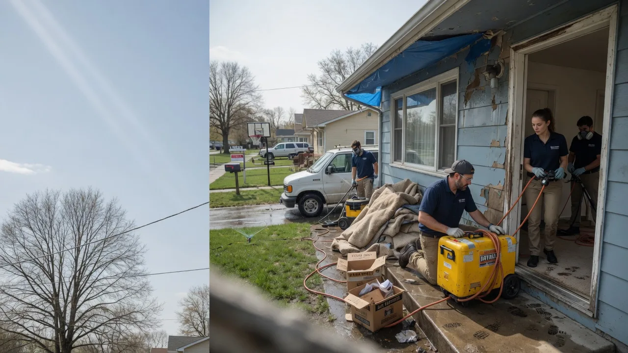 Basement Flood Cleanup in Vermillion, KS near me